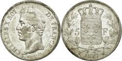World Coins - Coin, France, Charles X, 5 Francs, 1827, Paris, , Silver, KM:728.1