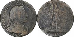 World Coins - Duché de Savoie, Vittorio Amedeo III, 5 Soldi, 1796, Turin, Billon
