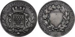 World Coins - France, Medal, Ville de Toulouse, Silvered bronze,