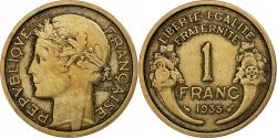World Coins - France, 1 Franc, Morlon, 1935, Paris, Cupro-Aluminium, , Gadoury:470