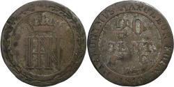 World Coins - Kingdom of Westphalia, Jérôme Bonaparte, 20 Centimes, 1810, Kassel, Billon