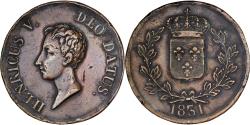 World Coins - France, Module 5 francs, Henri V, 1831, Bronze,
