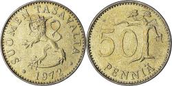 World Coins - Finland, 50 Penniä, 1972