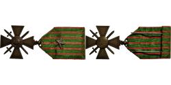 World Coins - France, Croix de Guerre, WAR, Medal, 1914-1918, Une Citation, Excellent Quality
