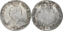 World Coins - France, Louis XV, Ecu aux branches d'olivier, 1740, Amiens, Silver,