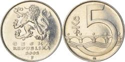 World Coins - Coin, Czech Republic, 5 Korun, 2002, , Nickel plated steel, KM:8