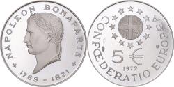 World Coins - European Union, 5 Ecu, 1972, Union PANEUROPA UNION 5 € Ecu 1972 NAPOLEON I