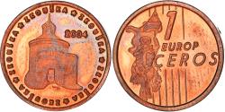 World Coins - Czech Republic, Fantasy euro patterns, Euro Cent, 2004, Proof, , Copper