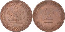 World Coins - Coin, GERMANY - FEDERAL REPUBLIC, 2 Pfennig, 1981