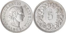 World Coins - Coin, Switzerland, 5 Rappen, 1969