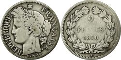 World Coins - Coin, France, Cérès, 2 Francs, 1870, Bordeaux, , Silver, Gadoury:529