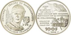 World Coins - Coin, France, Général Leclerc, 100 Francs, 1994, BE, , Silver