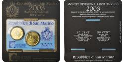 World Coins - San Marino, Set, 2003, 20c + 50c,