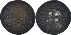 World Coins - Coin, France, Charles le Chauve, Denier, 840-864, Melle, , Silver