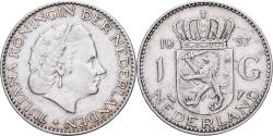 World Coins - Netherlands, Juliana, Gulden, 1957, Silver, , KM:184