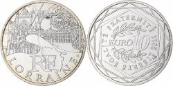 World Coins - France, 10 Euro, Lorraine, Euros des régions, 2011, FDC, , Silver