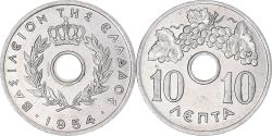 World Coins - Coin, Greece, 10 Lepta, 1954, , Aluminum, KM:78