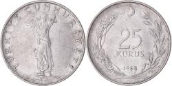 World Coins - Coin, Turkey, 25 Kurus, 1963