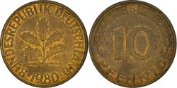 World Coins - Coin, GERMANY - FEDERAL REPUBLIC, 10 Pfennig, 1980, Munich, , Brass