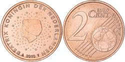 World Coins - Netherlands, 2 Euro Cent, 2010, Utrecht, , Copper Plated Steel, KM:235