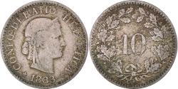 World Coins - Coin, Switzerland, 10 Rappen, 1883