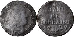 World Coins - Coin, France, LORRAINE, Leopold I, Liard, 1727, Nancy, , Copper