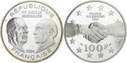 World Coins - France, 100 Francs, 1994, Monnaie de Paris, Proof, Silver,