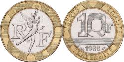 World Coins - France, 10 Francs, Génie, 1988, Paris, Bi-Metallic, , Gadoury:827