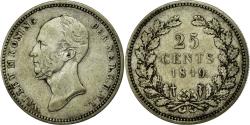 World Coins - Coin, Netherlands, William II, 25 Cents, 1849, , Silver, KM:76