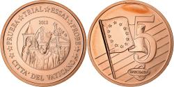 World Coins - Vatican, Medal, 5 C, Essai-Trial Benoit XVI, 2012, Copper,