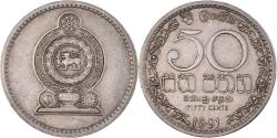 World Coins - Coin, Sri Lanka, 50 Cents, 1991, , Copper-nickel, KM:135.2