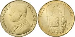 World Coins - VATICAN CITY, John Paul II, 20 Lire, 1979, Rome, Aluminum-Bronze,
