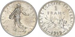 World Coins - France, Franc, Semeuse, 1919, Paris, Silver, , Gadoury:467, KM:844.1