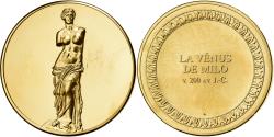 World Coins - France, Medal, Vénus de Milo, Gilt Bronze,
