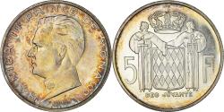 World Coins - Coin, Monaco, 5 Francs, 1960, Paris, , Silver, KM:E41, Gadoury:152
