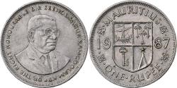 World Coins - Mauritius, Rupee, 1987, Copper-nickel, , KM:55