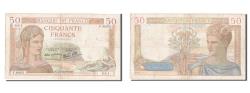 World Coins - Banknote, France, 50 Francs, 50 F 1934-1940 ''Cérès'', 1938, 1938-10-27