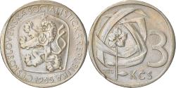 World Coins - Coin, Czechoslovakia, 3 Koruny, 1965, , Copper-nickel, KM:57