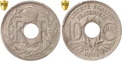 World Coins - Coin, France, Lindauer, 10 Centimes, 1917, Paris, PCGS, MS64,