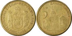 World Coins - Coin, Serbia, 5 Dinara, 2010