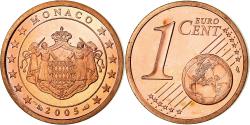 World Coins - Monaco, Euro Cent, 2005, BE, , Copper Plated Steel, KM:167