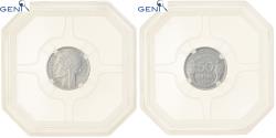 World Coins - Coin, France, Morlon, 50 Centimes, 1947, Beaumont - Le Roger, GENI, MS63