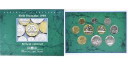 World Coins - Coin, France, Coffret 1 c. à 20 frs., 1998, Monnaie de Paris, BU,