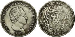 World Coins - Coin, ITALIAN STATES, SARDINIA, Carlo Felice, 5 Lire, 1830, , Silver