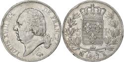 World Coins - France, 5 Francs, Louis XVIII, 1817, Bordeaux, Silver, , KM:711.7