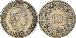 World Coins - Coin, Switzerland, 10 Rappen, 1907, Bern, , Copper-nickel, KM:27