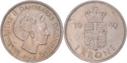 World Coins - Coin, Denmark, Krone, 1980