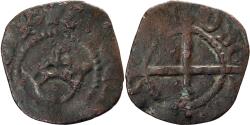 World Coins - France, Louis XI, Obole tournois, 1466 - 1476, Billon, , Ciani:782