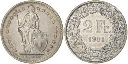 World Coins - Switzerland, 2 Francs, 1981, Bern, Copper-nickel, , KM:21a.1