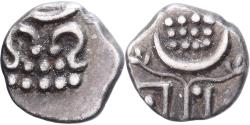 World Coins - Kingdom of Travancore, Ayilyam Thirunal, Chuckram, 1860-1880, Silver,